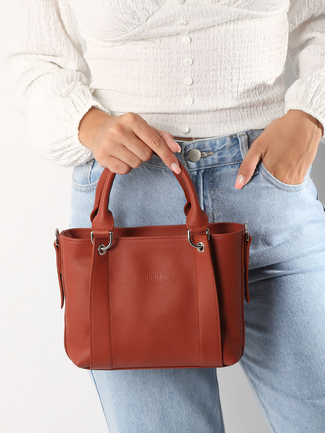 Sac porte main Longchamp 3d light cuir LONGCHAMP