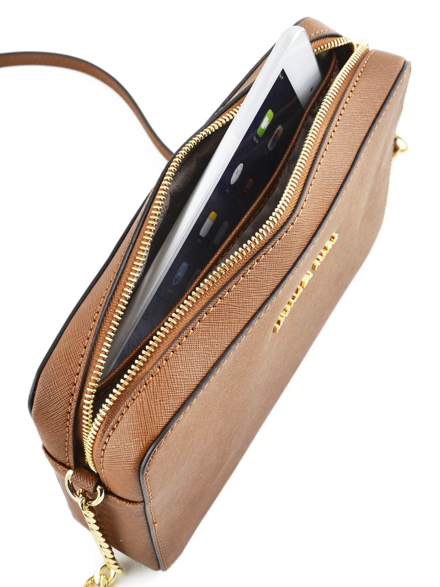 sac bandoulière michael kors marron