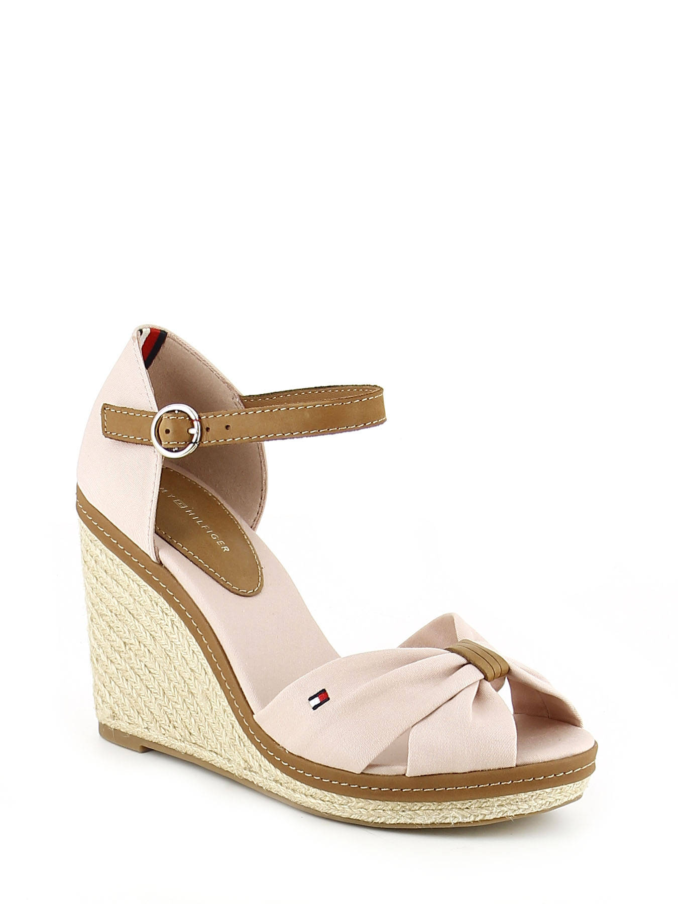 tommy hilfiger sandales à talon compensé elena