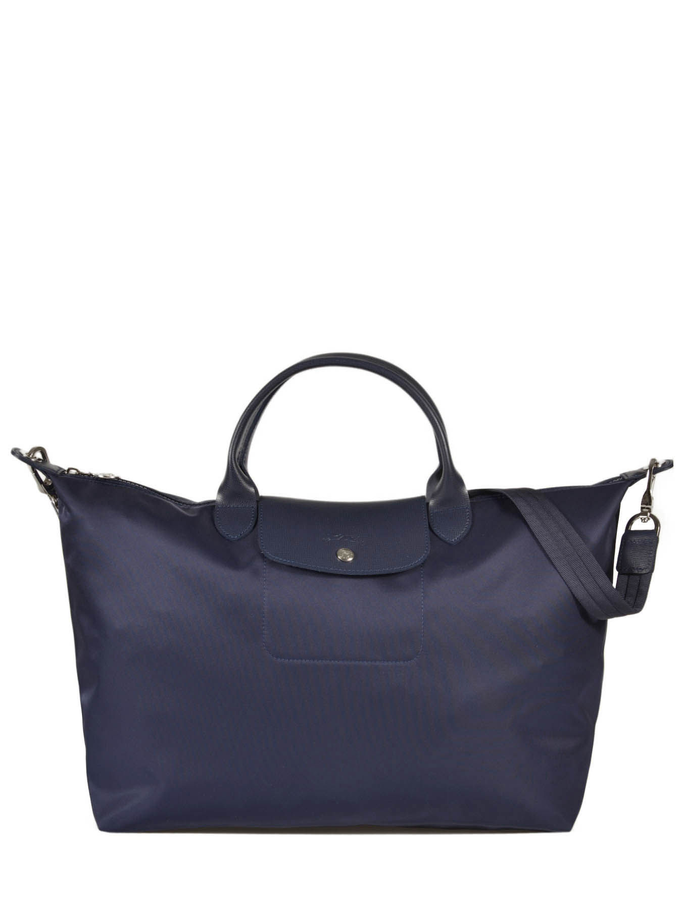 Sac Longchamp Bleu Marine Cuir