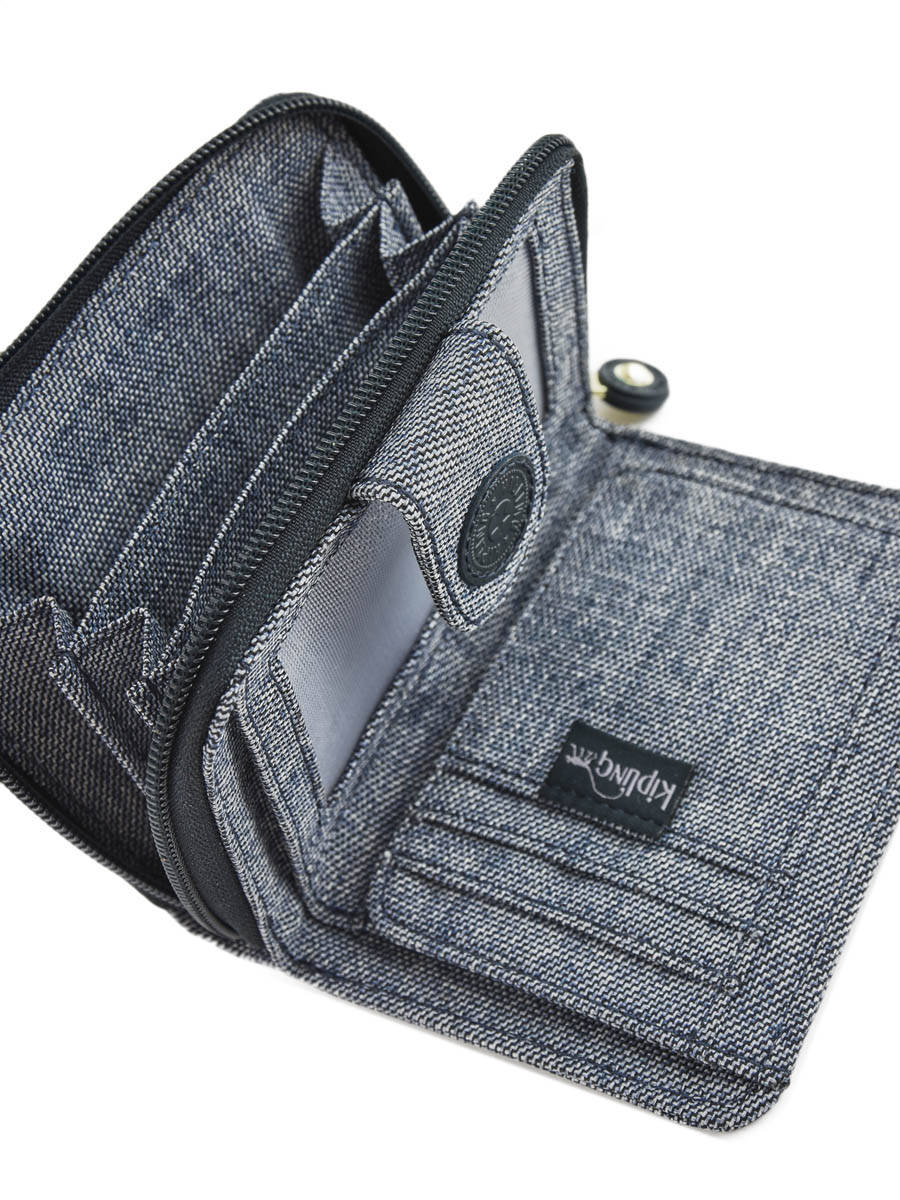 Portefeuille Compact Kipling Tops - Petit Format Recyclé Imperméable Avec Porte-Clés