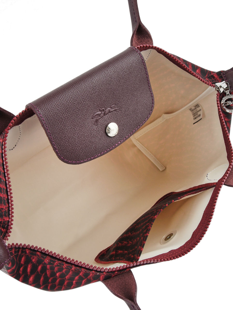 Le Besace Pliage Rouge Longchamp Croco PdfzPq