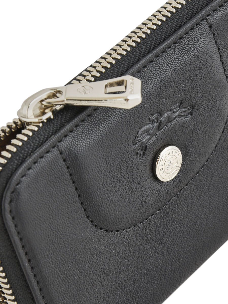 Porte monnaie Longchamp Le pliage cuir 3606737 sur edisac.be