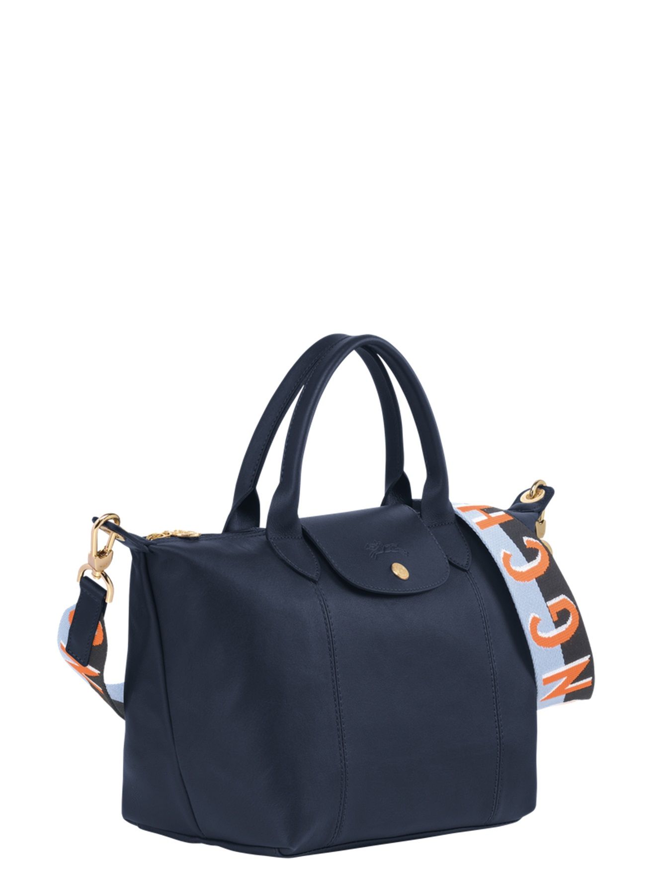 Sac à Main S Le Pliage Cuir Webbing Longchamp