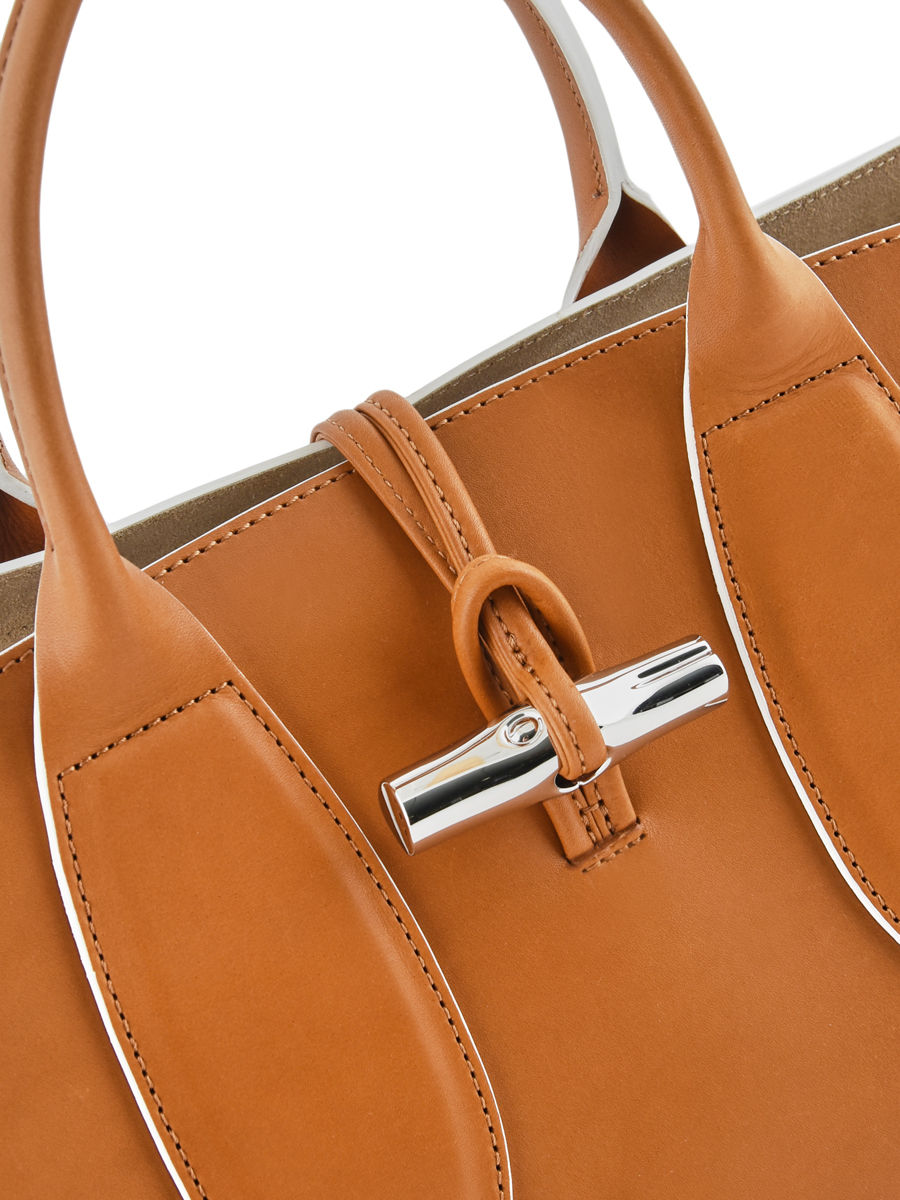 Sac porté main M Roseau Luxe cuir LONGCHAMP Sac porté main M Roseau Luxe cuir LONGCHAMP