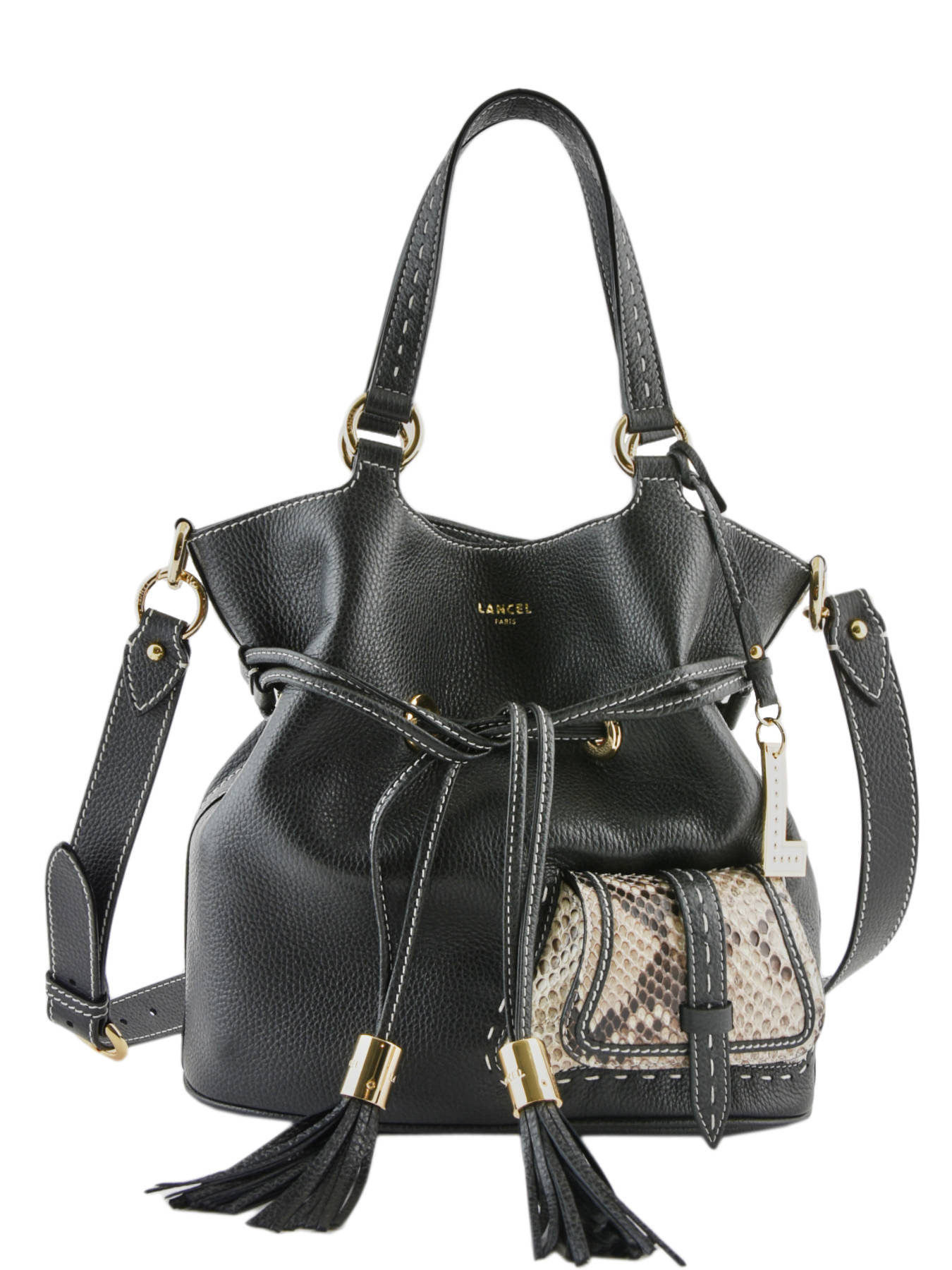 Designer tassen LANCEL Bucket Bag M Premier Flirt