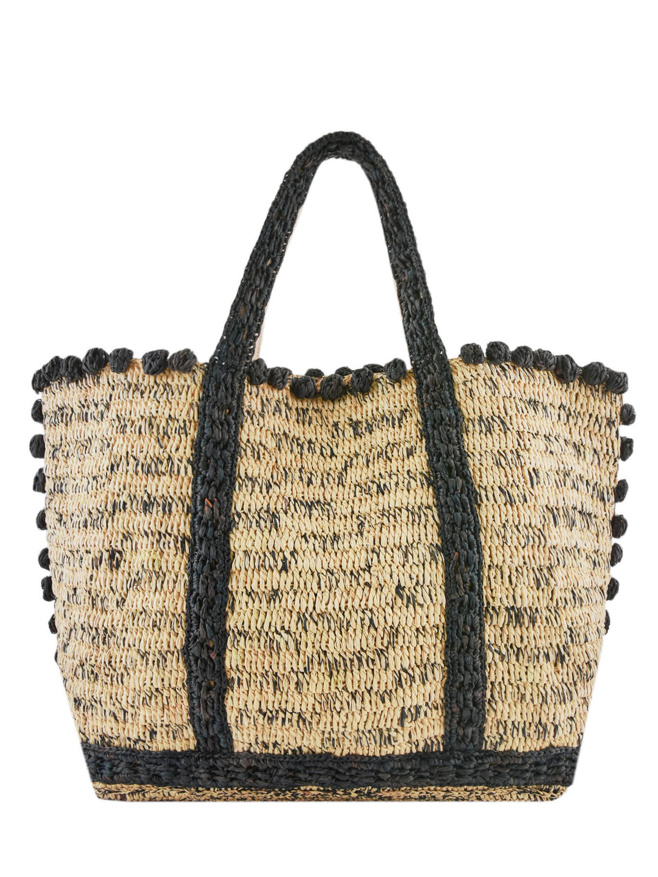 Sac porté épaule Vanessa Bruno Cabas raphia 0EVE75.V40414 ...