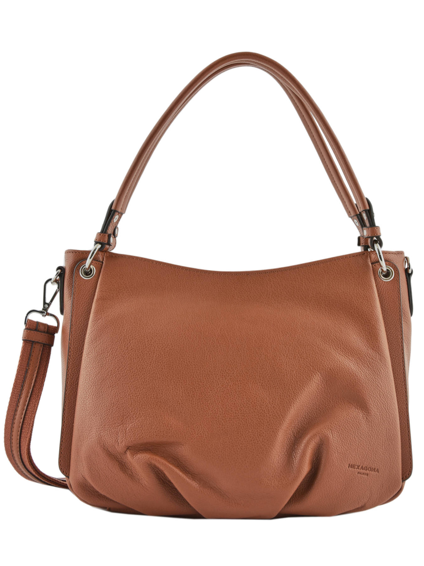 Sac à Main Femme Hexagona Betty - Bandoulière, Synthétique Grainé, Finitions Dorées, Format A4