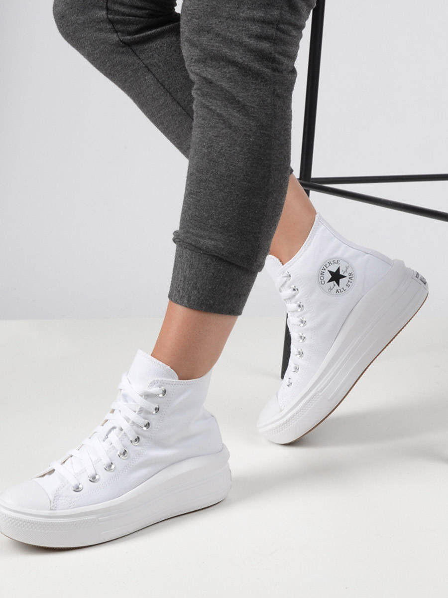 Sneakers Chuck Taylor All Star Move Hi white CONVERSE - hoge All Stars