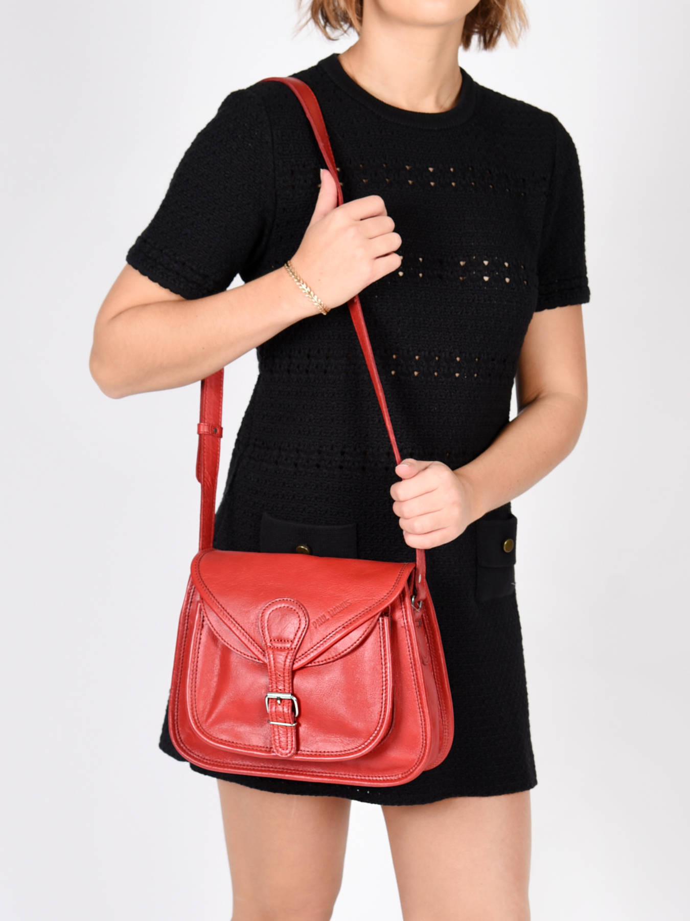 Sac Paul Sac A Main Rouge Bandouliere Paul Marius Sac Banane Cuir