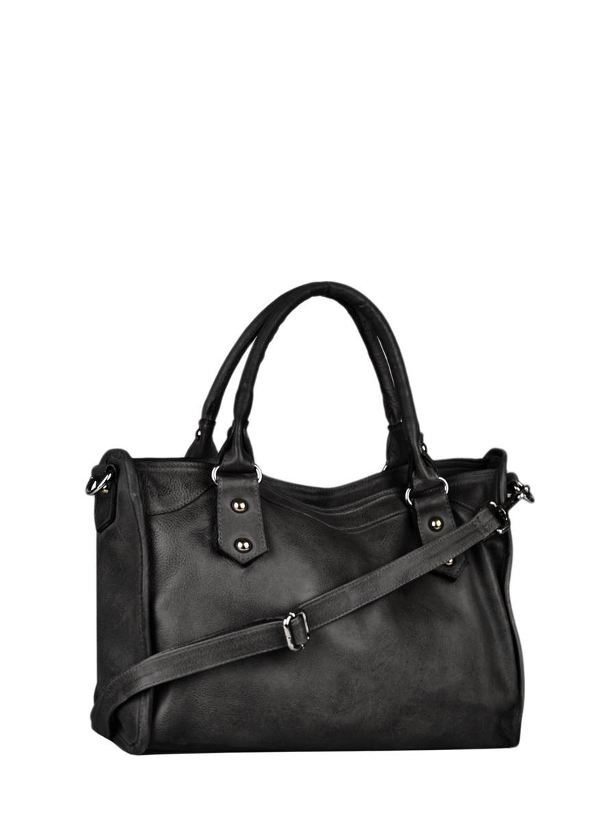 Cabas classic cuir basilic pepper sales