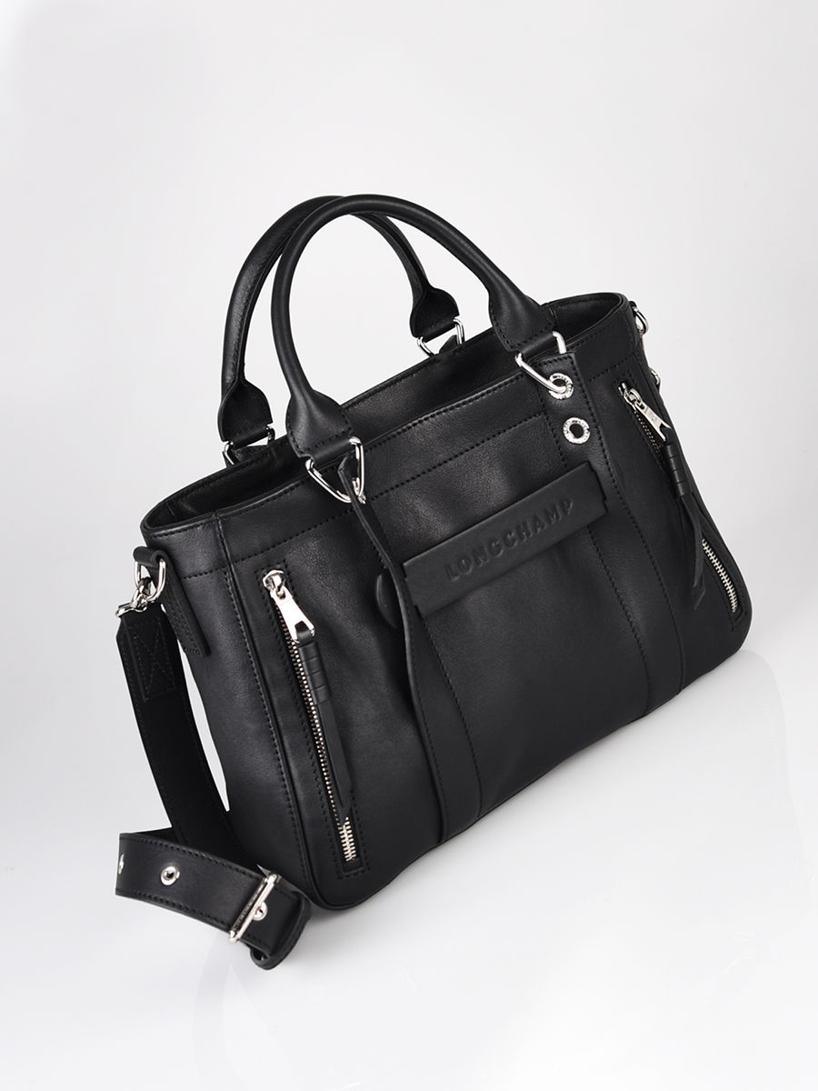 Sac porté main S Longchamp 3D cuir LONGCHAMP Sac porté main S Longchamp 3D cuir LONGCHAMP