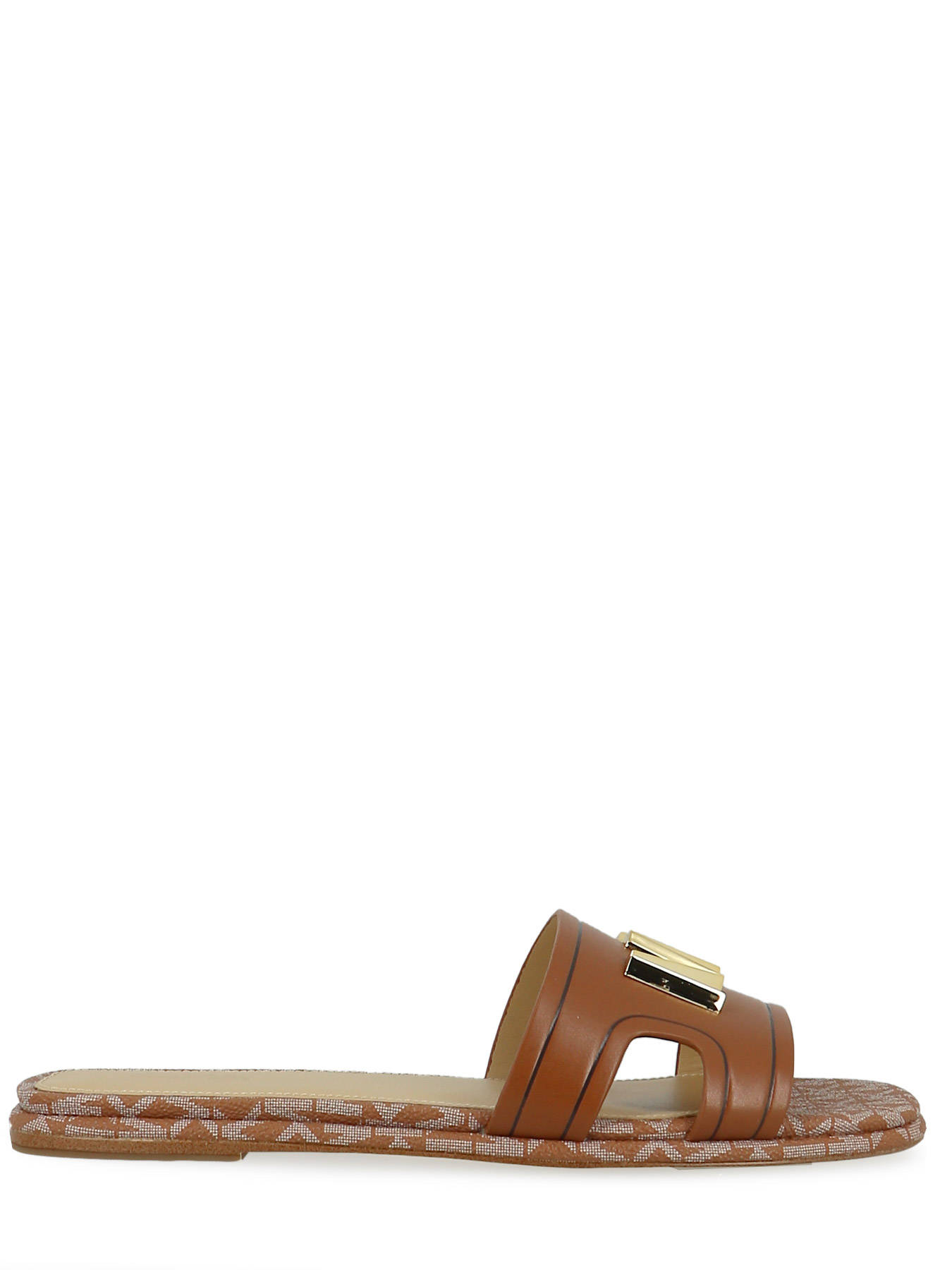 MICHAEL Michael Kors CONWAY SANDAL Cognac - Gratis levering | Spartoo.nl !  - Schoenen Teenslippers Dames € 76,30