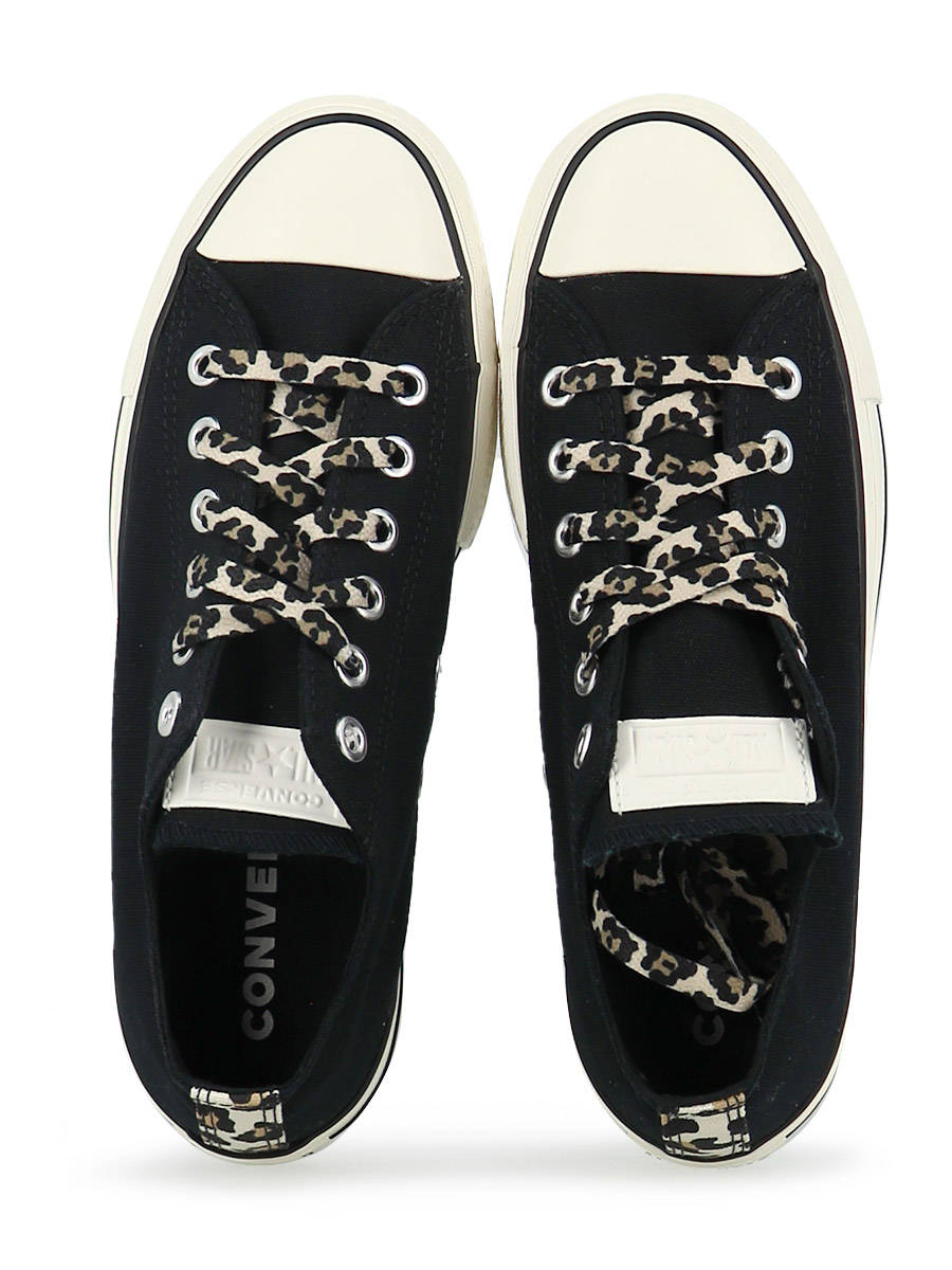 converse leopard basse
