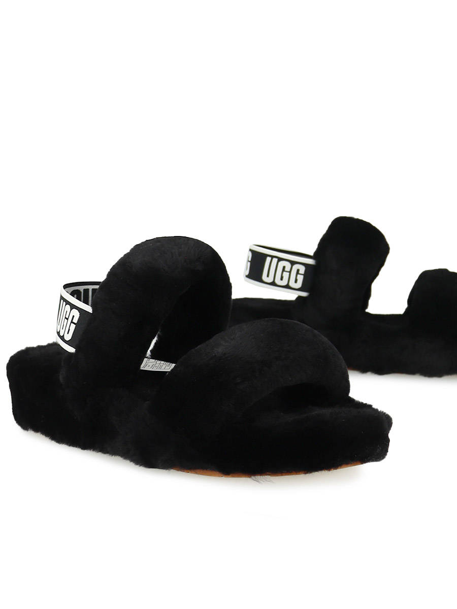 Ugg hotsell sandalen zwart