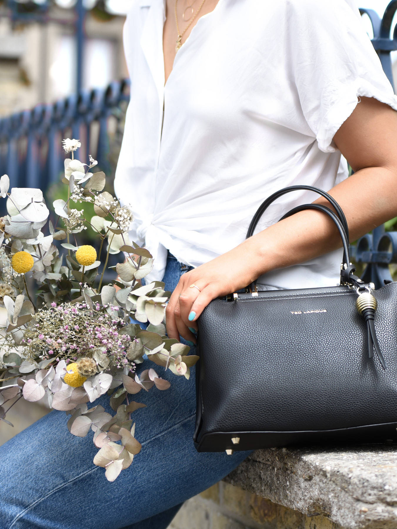 Sac à main online ted lapidus noir