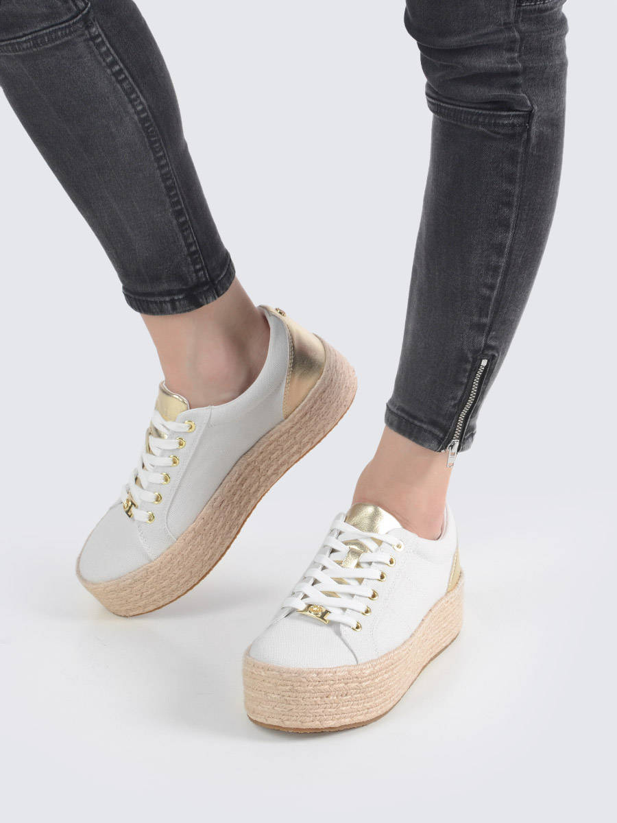 Michael Kors Keaton Lace Up Vanilla | lage-top sneaker | fashionette
