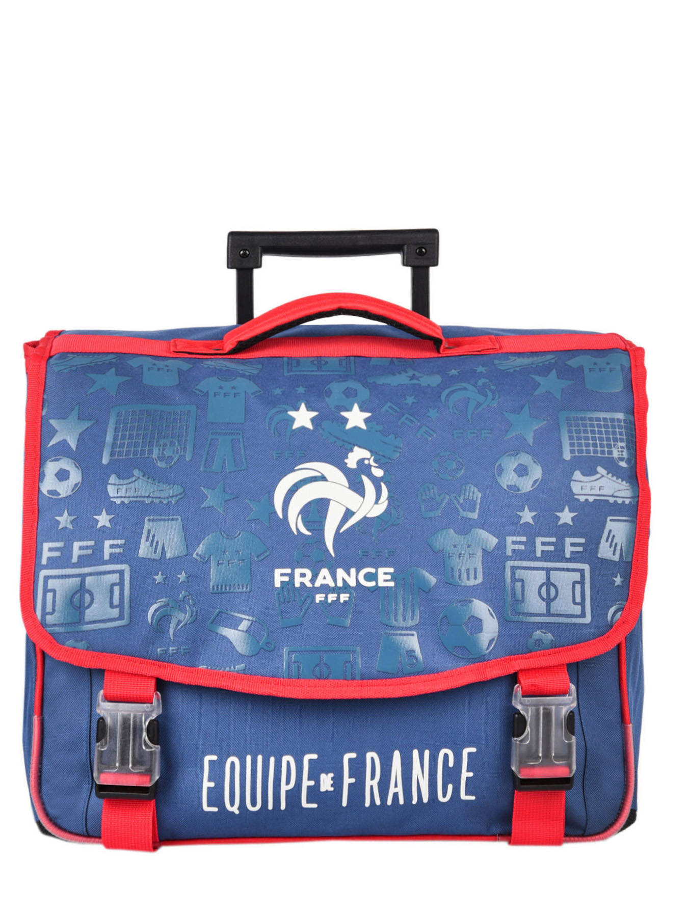Cartable A Roulettes 2 Compartiments Football