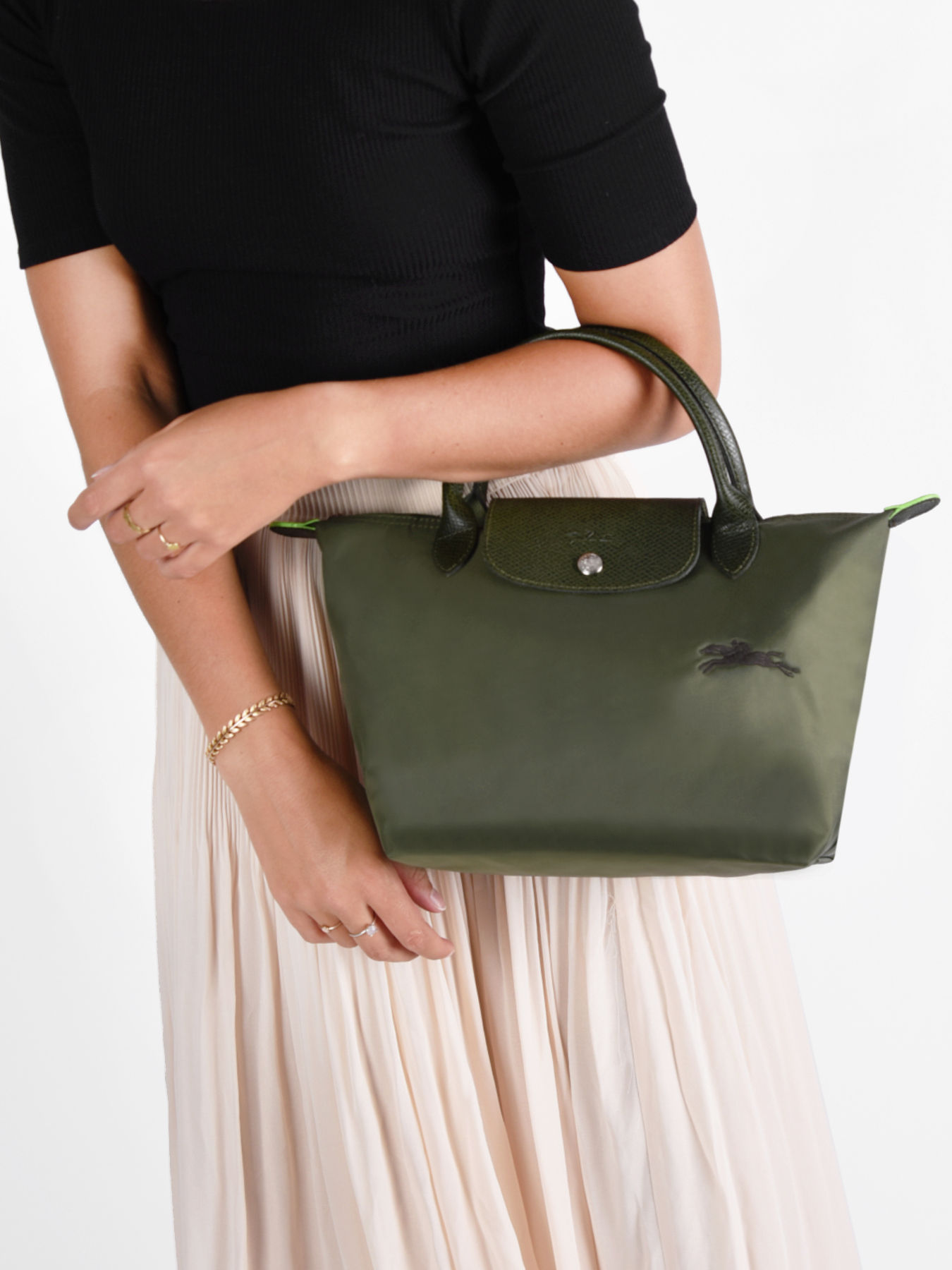 sac longchamp vert