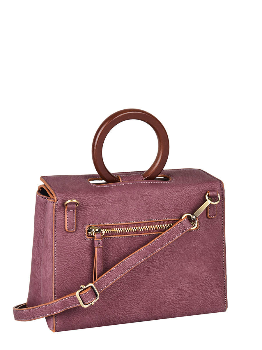sac bandoulière violet