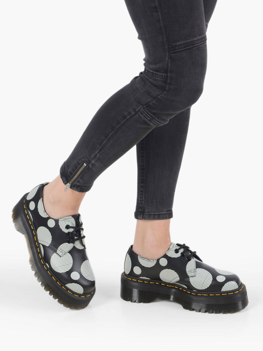 Derby schoenen Dr Martens 1461.QUAD.POLKA op edisac.be