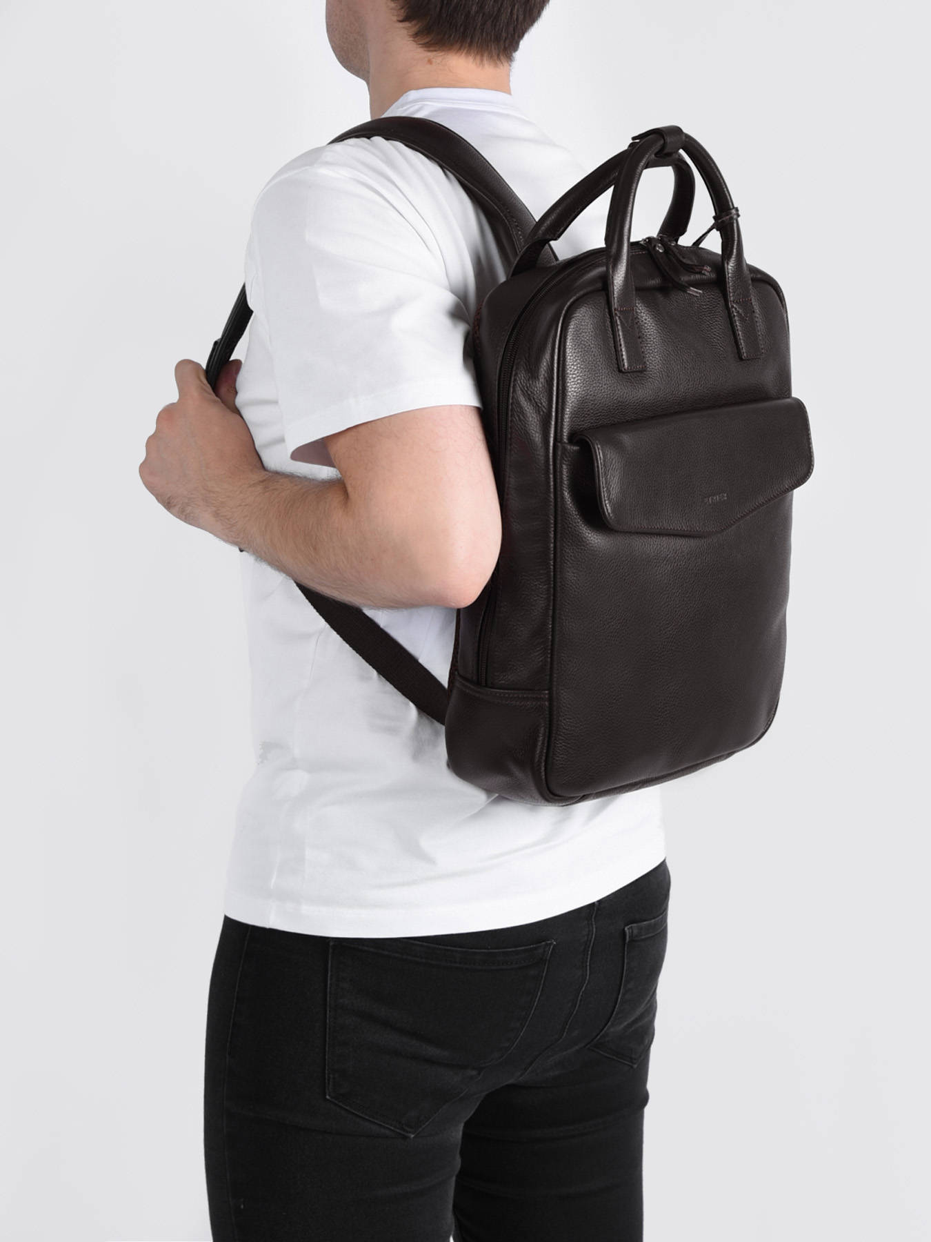 Sac dos business Flandres 1 compartiment cuir ETRIER