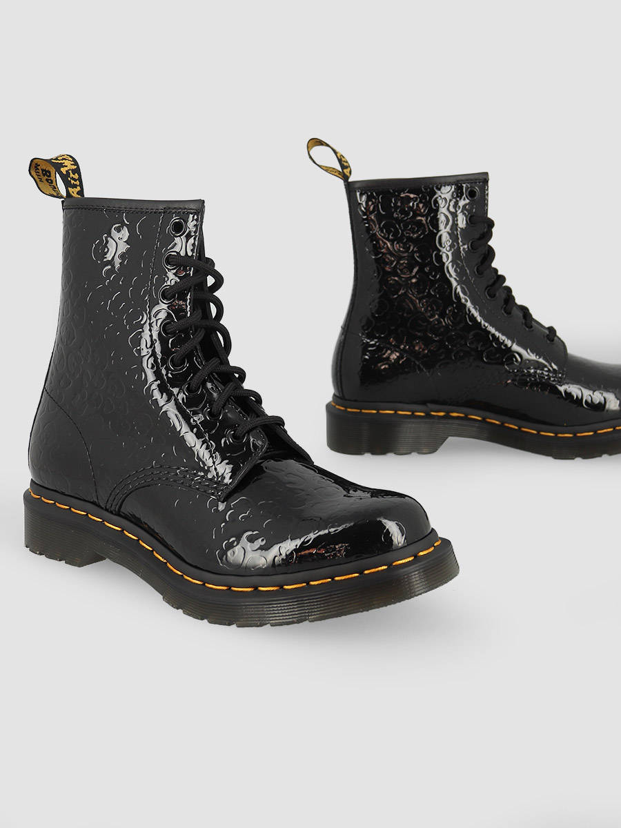 dr martens brillante noir