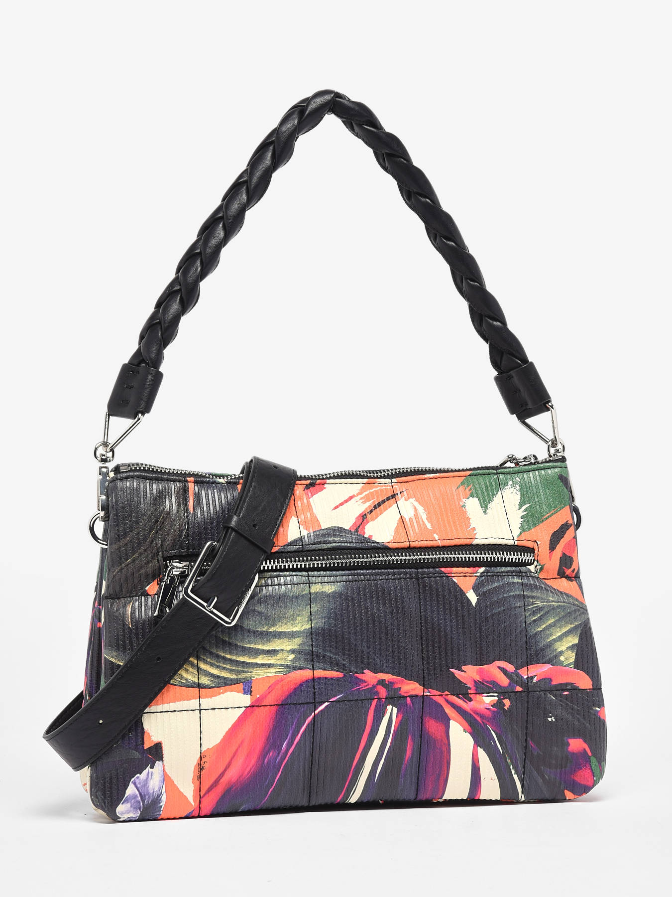 Sac à Main Bandoulière Desigual Multicolore En Polyester - Occasion Bon état