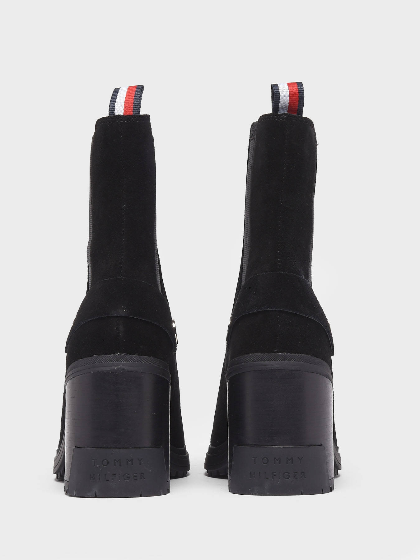 bottines en cuir tommy hilfiger