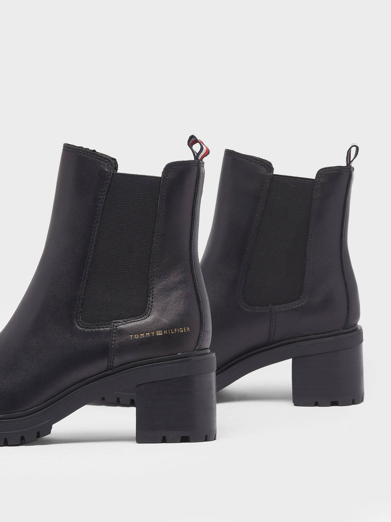 bottines à talon tommy hilfiger