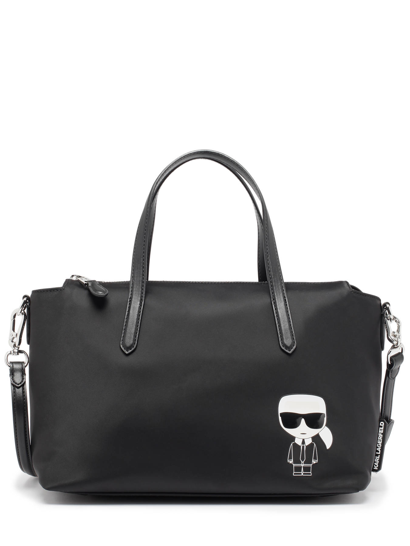 Sac à Main Karl Lagerfeld édition Limitée En Cuir Noir - Taille Moyenne, Bandoulière - Neuf Sans étiquette