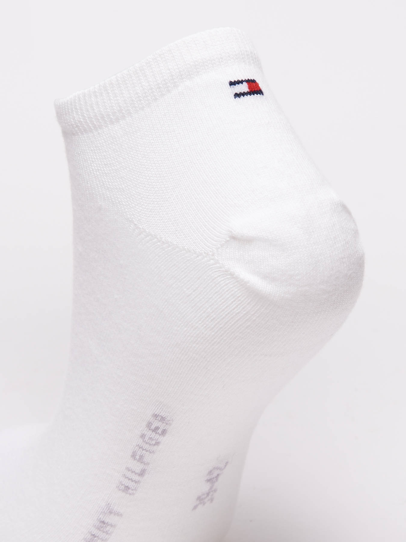 Tommy Hilfiger Lot de 2 paires de socquettes blanches en coton