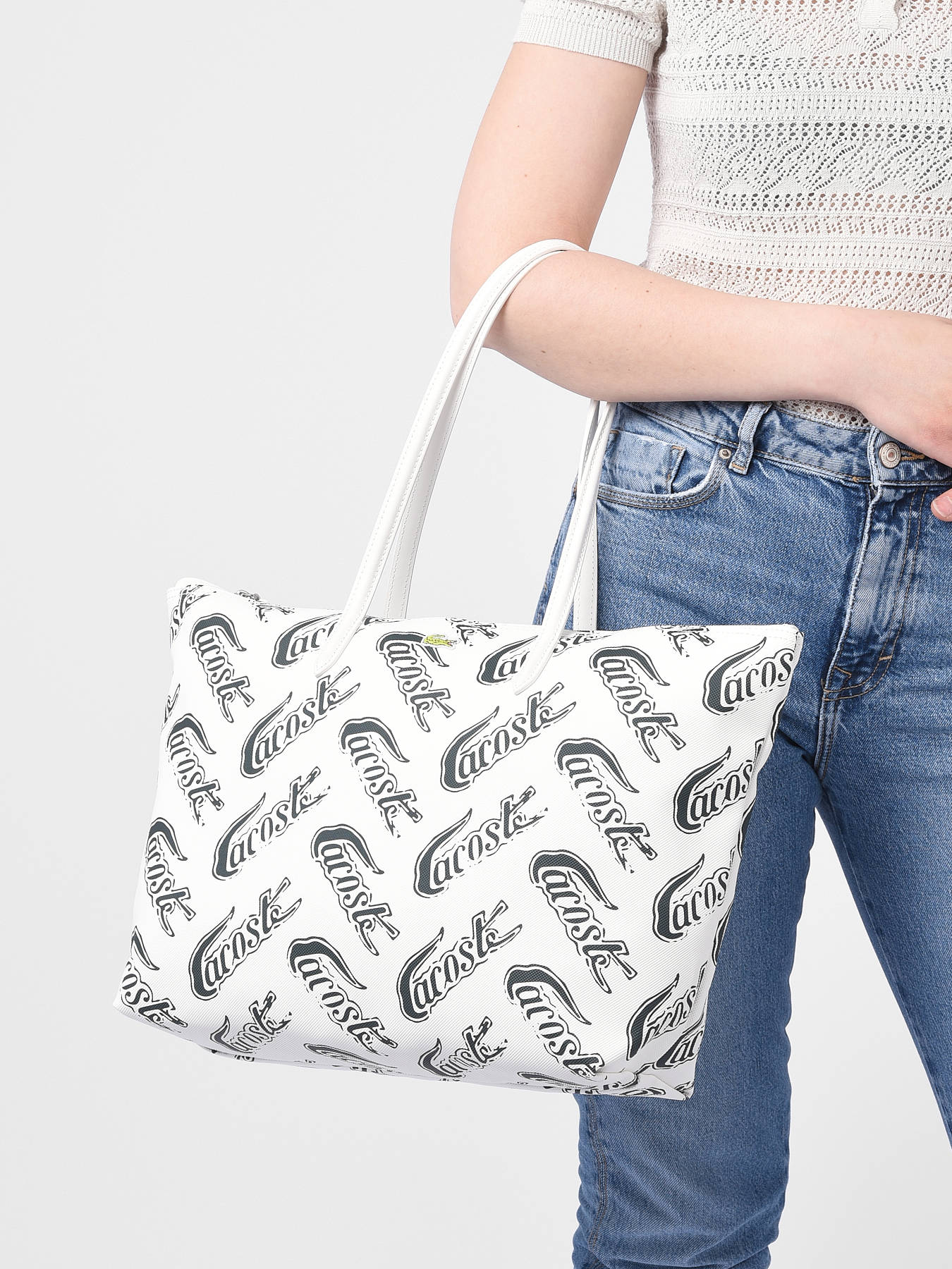 Sac port paule A4 L12.12 concept croc L12.12 concept croc LACOSTE