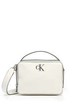 Sac Bandoulire Minimal Mono Polyester Recycl Calvin klein jeans Blanc minimal mono K610683