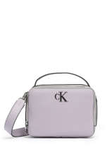 Sac Bandoulire Minimal Mono Polyester Recycl Calvin klein jeans Violet minimal mono K610683