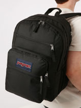 Sac  Dos 3 Compartiments + Pc 15" Jansport Noir back to school EA5BAH-vue-porte