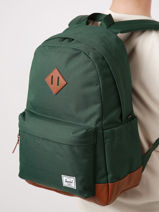 Rugzak 1 Compartiment Met 15" Laptopvak Herschel Groen classics 11383-vue-porte