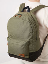 Sac  Dos New Night 1 Compartiment Quiksilver Vert youth access QYBP3635-vue-porte