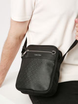 Cross Body Tas Calvin klein jeans Zwart ck elevated K510566-vue-porte