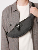 Sac Banane Etrier Gris light ELIS735M-vue-porte