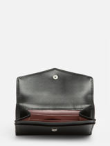 Porte-monnaie Cuir Lancaster Noir paris pm 28-vue-porte