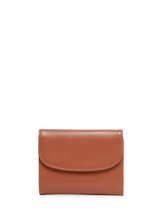 Portefeuille Cuir Lancaster Marron paris pm 24