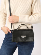 Cross Body Tas Paris Ily Leder Lancaster Zwart paris ily 10-vue-porte