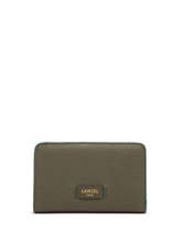 Portefeuille Met Rits Ninon Leder Lancel Groen ninon A11123