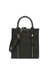 Sac Port� Main Mini Opera Cuir Nat et nin Noir vintage MINIOPER