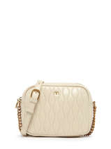 Sac Bandoulire Emma Cuir Nat et nin Beige vintage EMMA