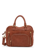 Cross Body Tas Baby Macy Leder Nat et nin Bruin vintage BABYMACY