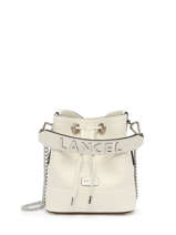 Mini Sac Seau Ninon Cuir Lancel Blanc ninon A11466
