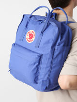 Sac  Dos Knken 1 Compartiment Fjallraven Bleu kanken 23510-vue-porte