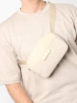 Bergen Crossbody - Sac Banane Kapten and son Blanc accessoires HABO-vue-porte